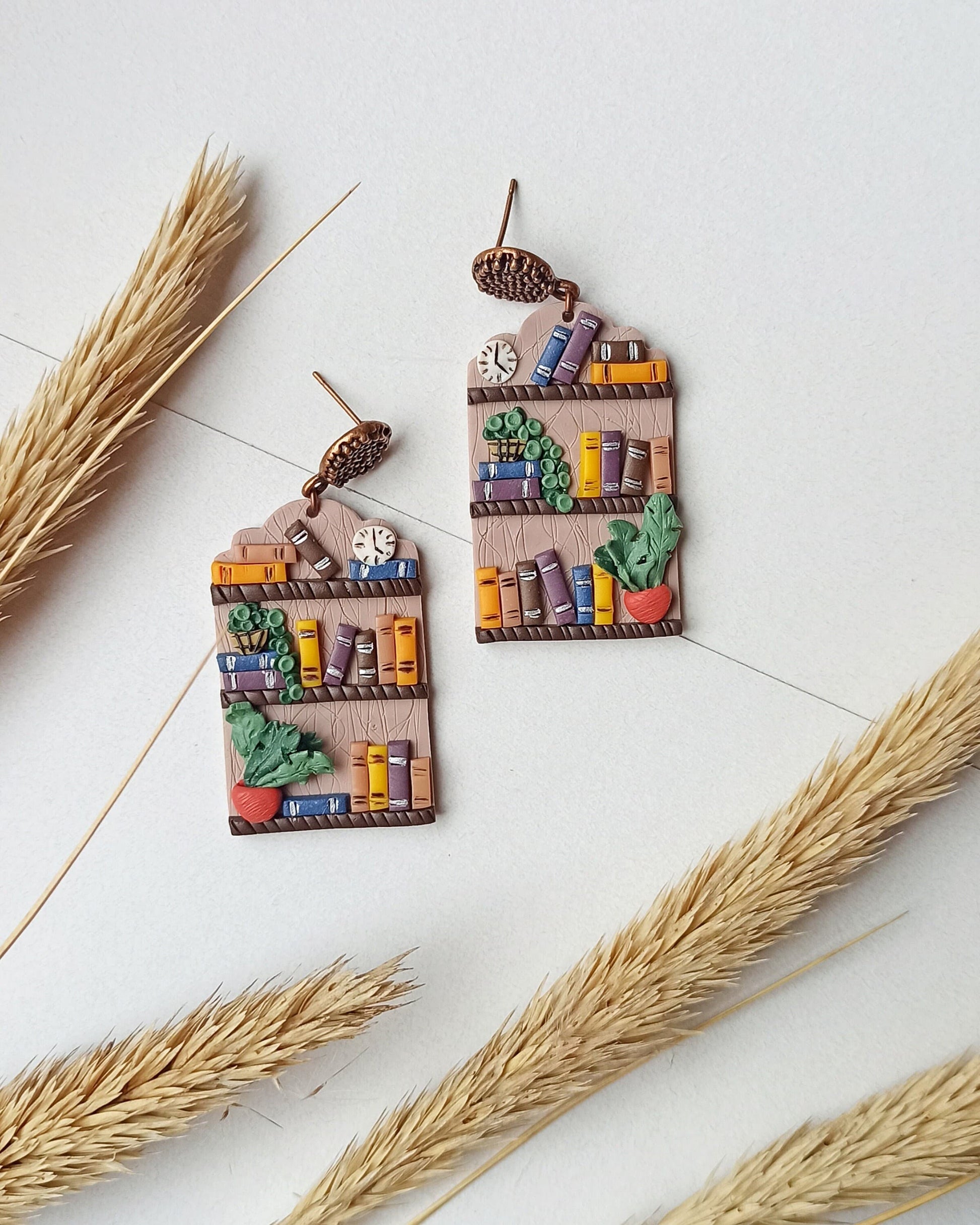 Fun Book Earrings, teacher earrings, teacher gift, dangle earrings, gift for her, book lover gift, Book gifts, back to school gift, cute